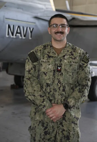 Moundsville Sailor Jacob Mason Supports U.S. Navy Fighter Jet Mission